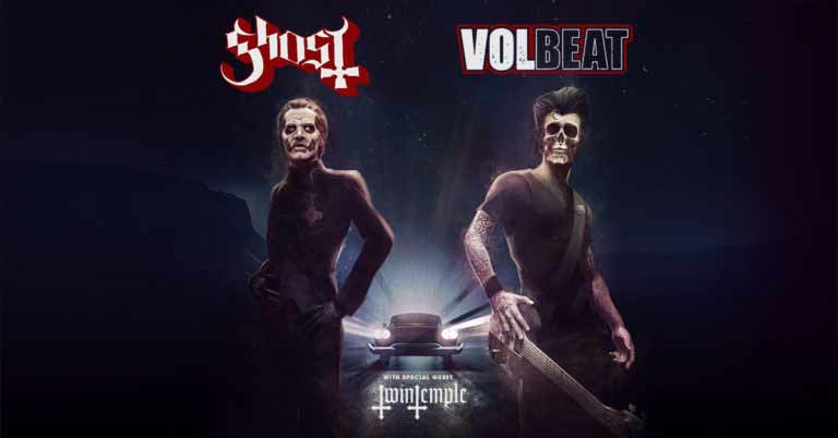 ghost and volbeat arena tour