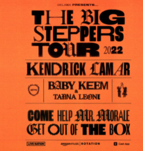 Kendrick Lamar Announces The Big Steppers Tour