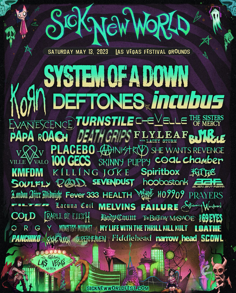 system of a down sick new world festival