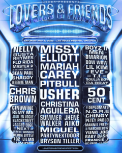 Lovers and Friends 2023 Missy Elliott Usher Mariah Carey To Headline