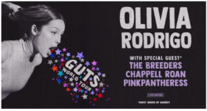 Olivia Rodrigo Announces 2024 GUTS world tour